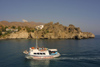 Crete - Agios Pavlos: pleasure boat (photo by A.Dnieprowsky)