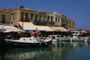 Crete - Rethimno: harbour restaurants (photo by A.Dnieprowsky)