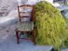 Crete - Bali / Mpali:  fishing nets and chair (photo by Alex Dnieprowsky)