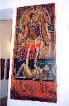 Crete - Moni Arkadiou (Rethimno prefecture): the Archangel Michael at the museum (photo by Miguel Torres)