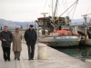 Croatia - Trogir (Splitsko-Dalmatinska Zupanija): pensioners - discussions in the harbour (photo by A.Kilroy)