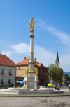 Croatia - Zagreb: St Mary's Column in Kaptol - photo by P.Gustafson