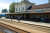 Croatia - Varazdin: train station - photo by P.Gustafson