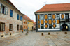 Croatia - Cakovec: square - photo by P.Gustafson