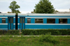 Croatia - Cakovec: train - photo by P.Gustafson