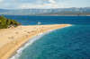 Croatia - Brac island - Bol: Zlatni rat - Golden Cape sandy beach - photo by P.Gustafson