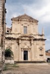 Croatia - Dubrovnik: baroque church (photo by M.Torres)
