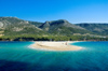 Croatia - Brac island - Bol: sandy beach - photo by P.Gustafson