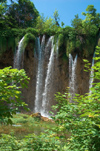 Croatia - Plitvice Lakes National Park:  falls on the upper lakes - Unesco world heritage site - photo by P.Gustafson