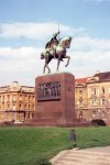 Zagreb: King Tomislav - sculpture by R. Franges-Mihanovic - photo by M.Torres
