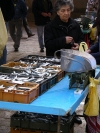 Croatia - Split: at the fish market - buying sardines (photo by R.Wallace)