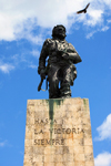Santa Clara, Villa Clara province, Cuba: Che's statue and motto - Hasta la victoria siempre - Monument and Mausoleum of Ernesto Che Guevara by sculptor Jos Delarra - photo by A.Ferrari