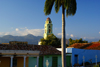 Cuba - Trinidad - Sancti Spritus province: the town and the mountains - bell-tower of the former convent of San Fransisco de Asis - photo by A.Ferrari