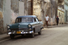 Cuba - Holgun - 1955 Ford and street - photo by G.Friedman