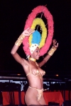 Cuba - Santiago: sexy dancer at Cabaret Tropicana - photo by M.Torres