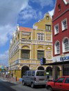 Curaao - Willemstad / CUR: Punda - faade of the Penha Building (photo by Robert A. Ziff)