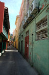 Curacao - Willemstad: A quiet back street, central Punda - photo by S.Green