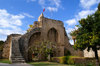Bellapais, Kyrenia district, North Cyprus: Bellapais abbey - entrance - photo by A.Ferrari