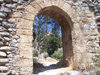 North Cyprus - Kyrenia region: St Hilarion castle - gate (photo by Rashad Khalilov)