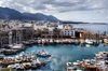Kyrenia, North Cyprus: yachts and fishing boats - view over the medieval harbour from the castle - photo by A.Ferrari