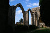 Bellapais, Kyrenia district, North Cyprus: Bellapais abbey - ruined arcade - photo by A.Ferrari