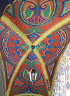 Czech Republic - Olomouc: Villa Primavesi - ceiling with mosaics - Univerzitn nmest 224 - photo by J.Kaman