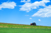 Czech Republic - Holesov: farming fields - tractor at work - European agriculture - Zln Region (photo by P.Gustafson)