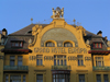 Prague, Czech Republic: Grand Hotel Evropa - art noveau by Bedrich Bendelmayer and Alois Dryak - Venceslaus Square - photo by J.Kaman