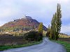 Czech Republic - Okna - Ceska Lipa District: road and Bezdez castle - Liberec Region - photo by J.Kaman