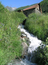 Russia - Dagestan / Daghstan - Tsumada rayon: turrent and water mill (photo by G.Khalilullaev)