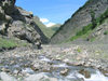 Russia - Dagestan - Tsumada rayon: canyon - river - Caucasus mountains (photo by G.Khalilullaev)