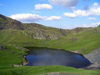 Russia - Dagestan - Tsumada rayon - Nizhnee Khvarshini: mountain pond (photo by G.Khalilullaev)