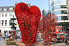 Denmark - Copenhagen: love is in the air - giant heart - photo by C.Blam