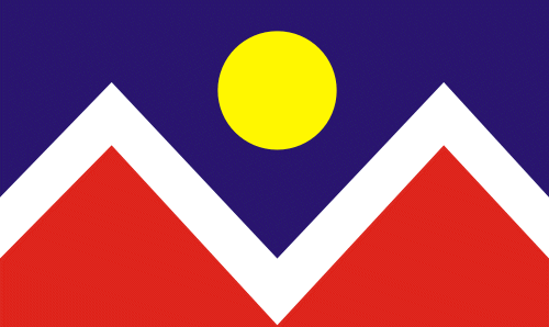 Colorado flag - United States of America / Estados Unidos / Etats Unis / EE.UU / EUA / USA