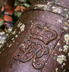 Dominica - Royal monogram on a British cannon - photo by G.Frysinger