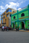 Higey, Dominican Republic: colourful faades on the main square - photo by M.Torres