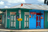 Higey, Dominican Republic: wooden building with strong colours - photo by M.Torres