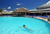 Ro San Juan, Mara Trinidad Snchez province, Dominican republic: pool and pool bar at the Bahia Principe resort - photo by M.Torres