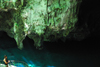 Santo Domingo, Dominican Republic: Parque de los Tres Ojos - Park of the Three Eyes - pond in a cave - photo by M.Torres