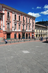 Quito, Ecuador: Plaza de la Merced - faades on Calle Cuenca - photo by M.Torres