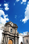 Quito, Ecuador: iglesia de El Sagrario - Church of the Shrine - late Baroque and Italian Renaissance styles - photo by M.Torres