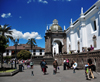 Quito, Ecuador: Catedral Metropolitana - Metropolitan Cathedral - south side of the Plaza de La Independencia / Plaza Grande - photo by M.Torres