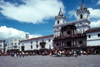 Ecuador - Quito: Plaza and church de San Francisco - photo by J.Fekete