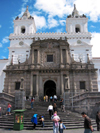 Ecuador - Quito / UIO: Spanish colonial heritage - on the Iglesia de San Francisco steps - Unesco world heritage site (photo by Rod Eime)