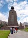Mitad del Mundo, canton of Quito, Pichincha province: latitude zero - Equator monument- monument on the Equator to the French Geographical Mission (photo by Rod Eime)