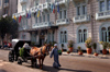 Egypt - Alexandria / El Iskanderia: Calche at the Sofitel Cecil hotel - Saad Zaghloul sq. / midan (photo by John Wreford)