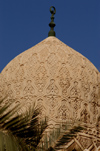 Egypt - Alexandria:  Abu Abbas al Mursi mosque - dome decoration (photo by John Wreford)