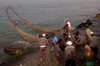 Egypt - Alexandria: fishermen at work (photo by John Wreford)