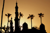 Egypt - Alexandria:  Abu Abbas al Mursi mosque - domes and minarets (photo by John Wreford)