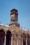 Egypt - Cairo: cast iron clock tower - mosque (photo by Miguel Torres)